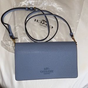 COACH Hayden Leather Crossbody Wallet